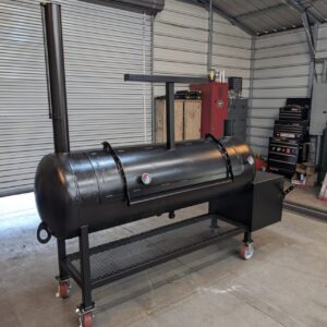 🔥 150-Gallon Reverse Flow Smoker with Insulated Firebox