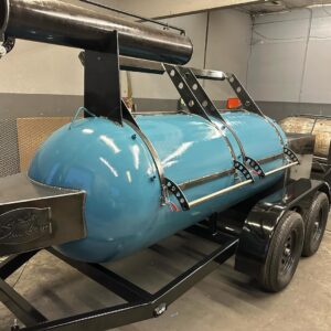 🔥 500-Gallon Offset Smoker on Trailer