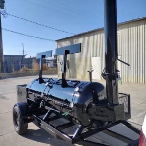 🔥 250-Gallon Offset Smoker with Insulated Firebox on Trailer