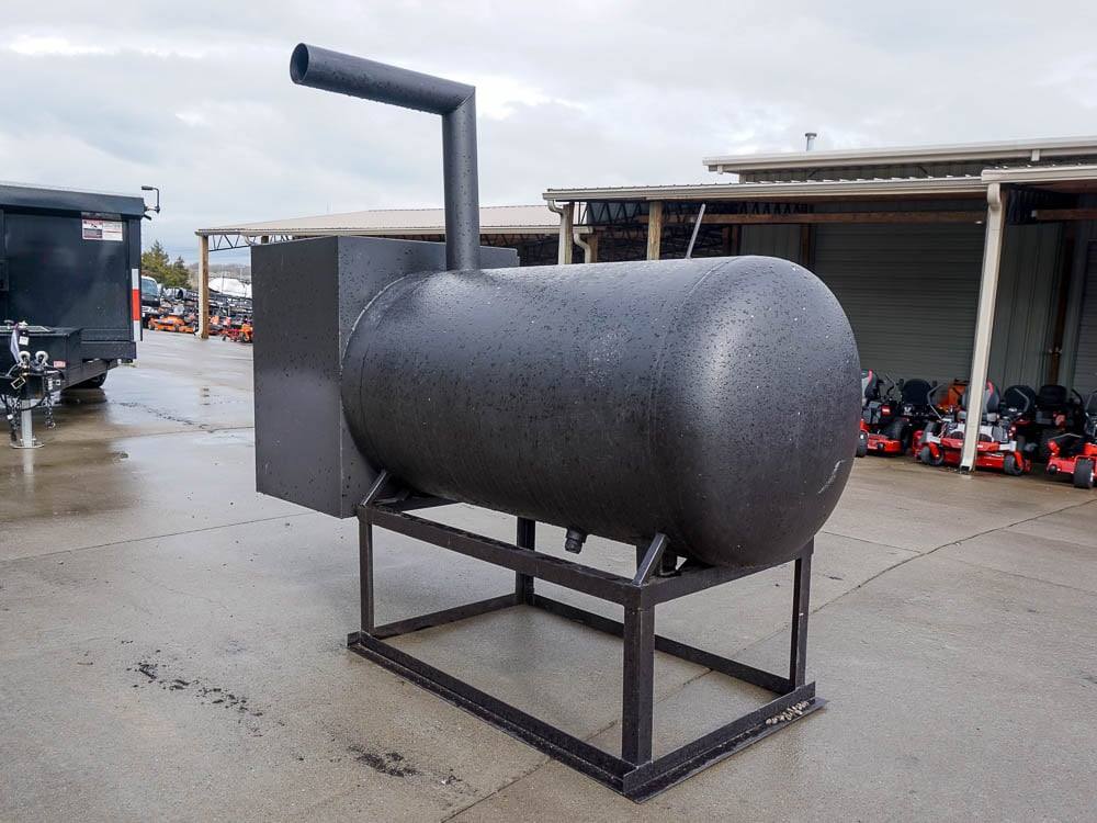 BBQ Smoker 250 Gallon Reverse Flow Patio BBQ Cooker - Image 2