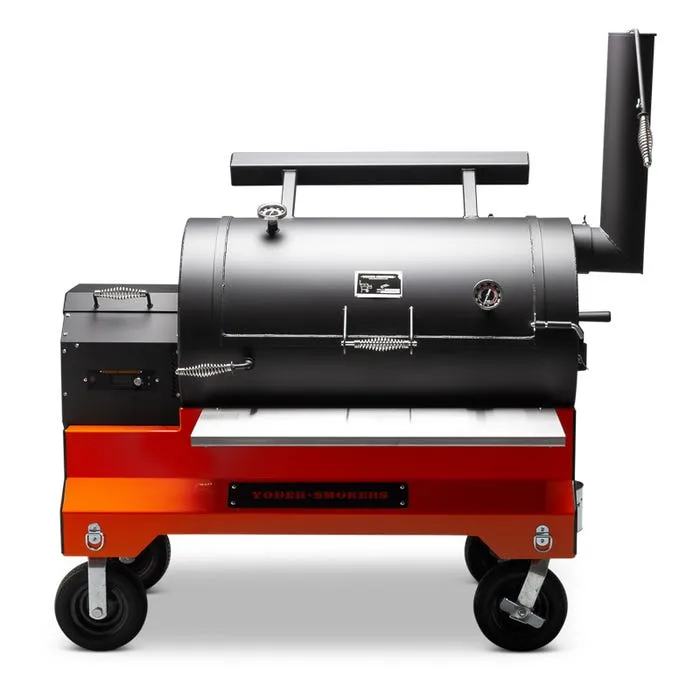 Yoder Smokers YS1500s Pellet Grill with ACS – Orange - Image 4