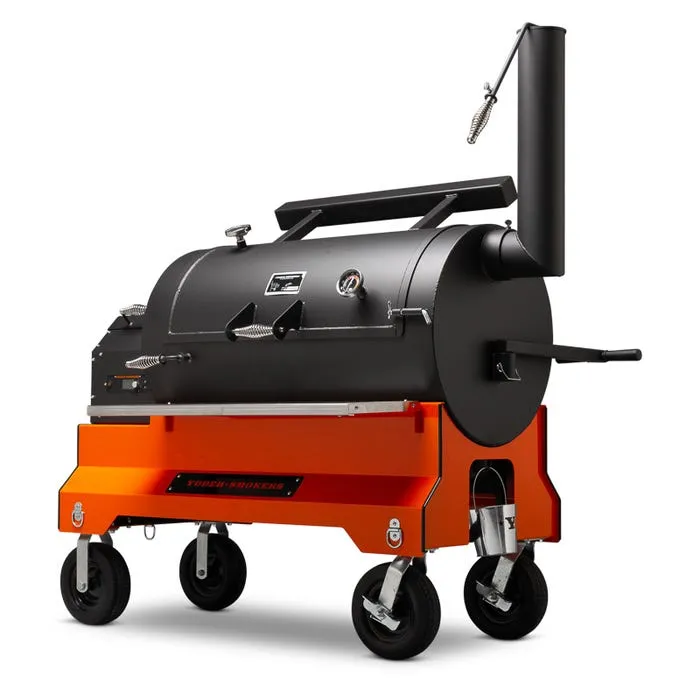 Yoder Smokers YS1500s Pellet Grill with ACS – Orange
