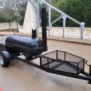 🔥 250 Gallon Custom-Built Offset Smoker on Trailer